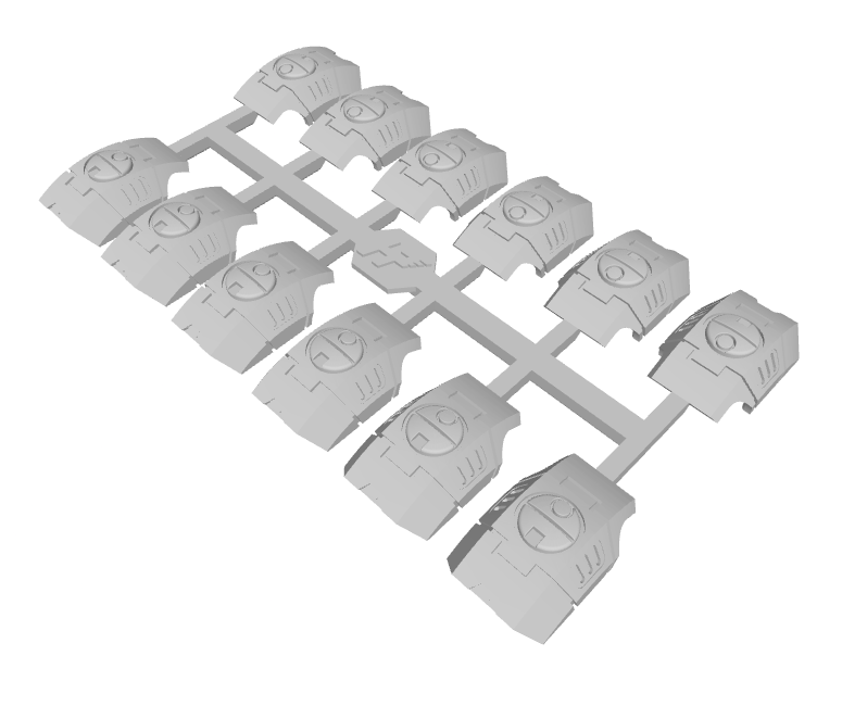 12x Sept'Sace : S-2 Tau Infantry Shoulder