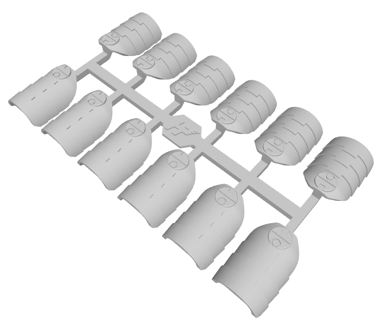 12x Sept'Sace : S-3 Tau Infantry Shoulder