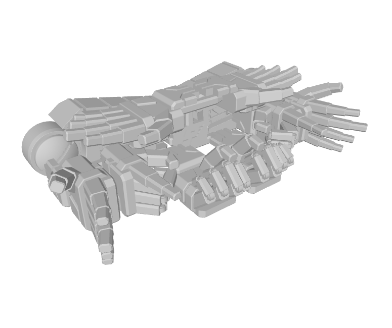 1x Guardian Mech : Human Hands & Arms