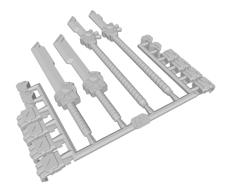 1x Standard Mech : Combat Blade Collection