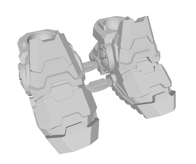 1x Stormgiant Mech : Human Feet