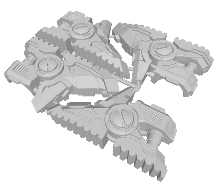 1x Supreme Mech : Human Feet