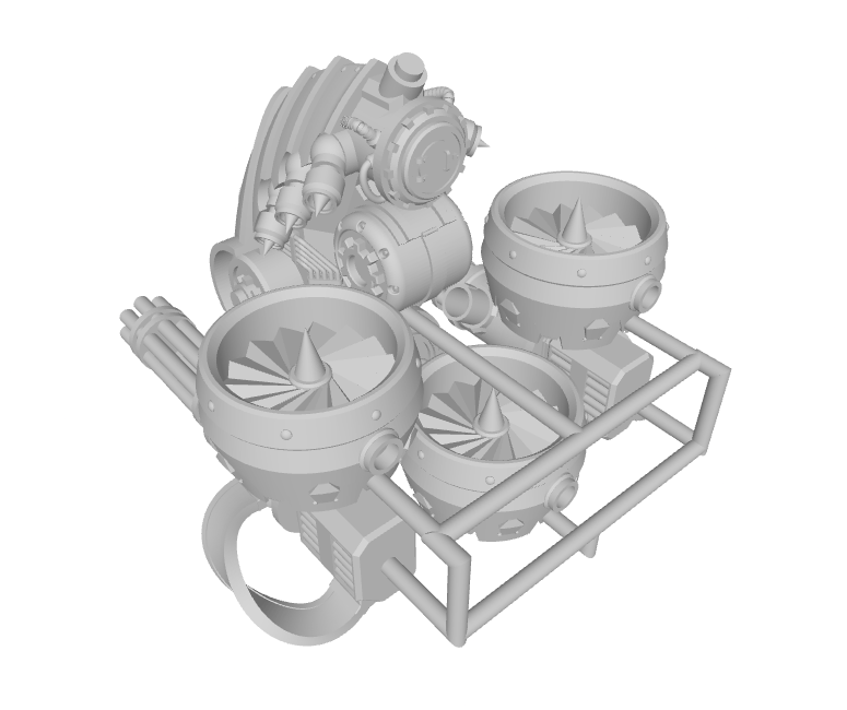 1x Triaxe-Pattern Hover Drone