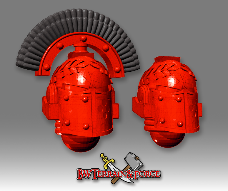 10x Maltese Cross - Laureled Templar Squad Helms