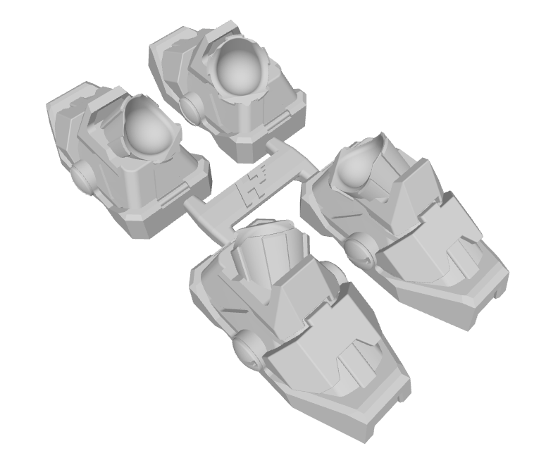 2x Specter Mech : Human Feet