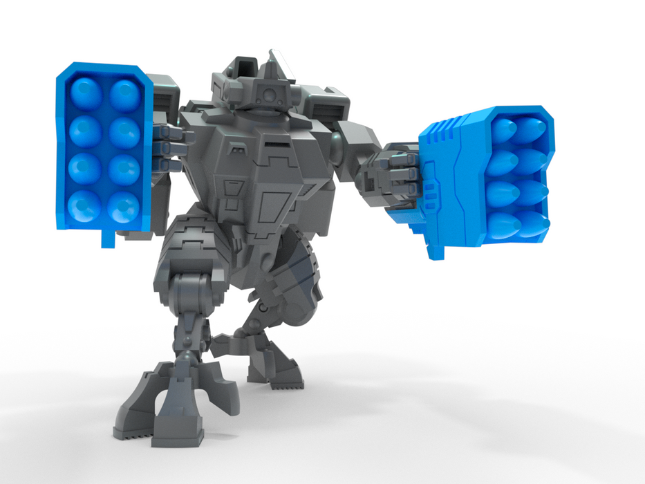 2x Standard Mech : Gunslinger - Underslung Double Rocket Launchers