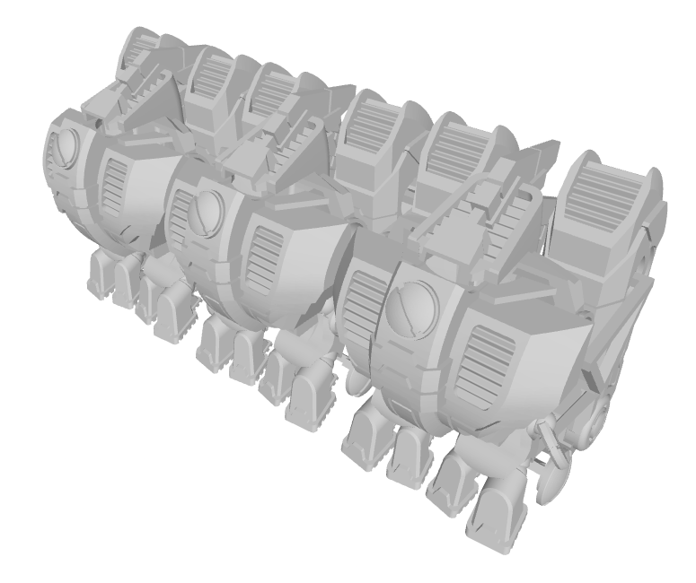 3x Standard Mech : RT-1 Renegade Upgrade Kits