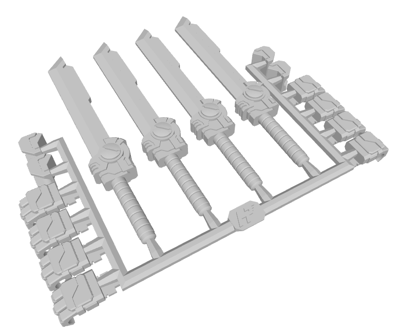 4x Standard Mech : CB-1 Combat Blades