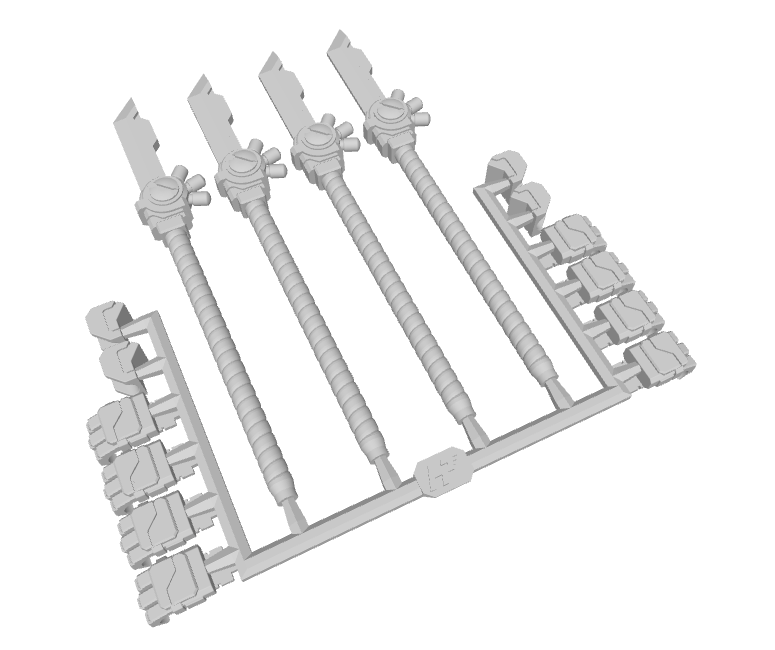 4x Standard Mech : CB-4 Combat Blades