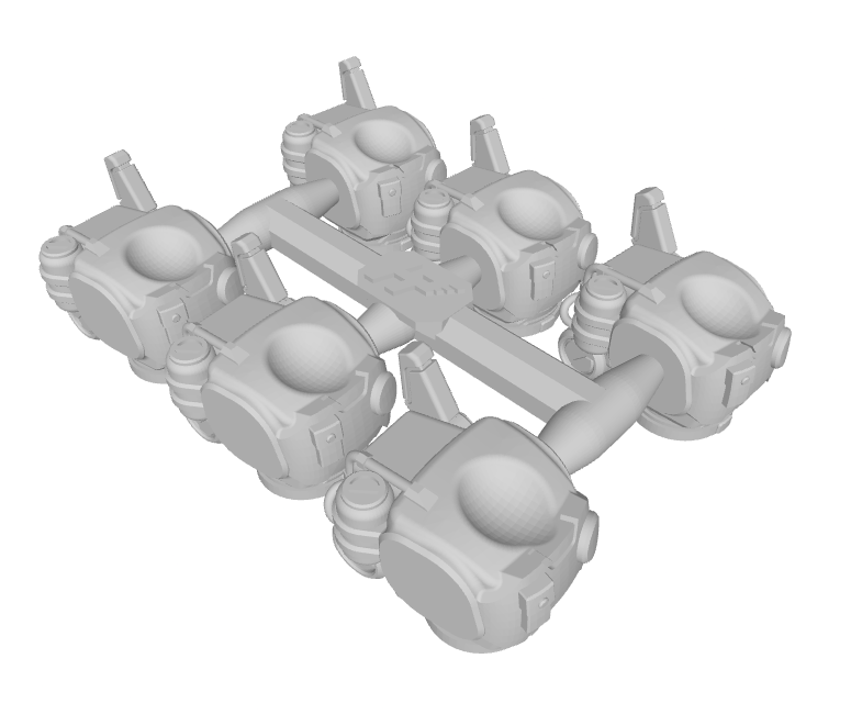 Blank : TA-1 Tau Infantry Torsos