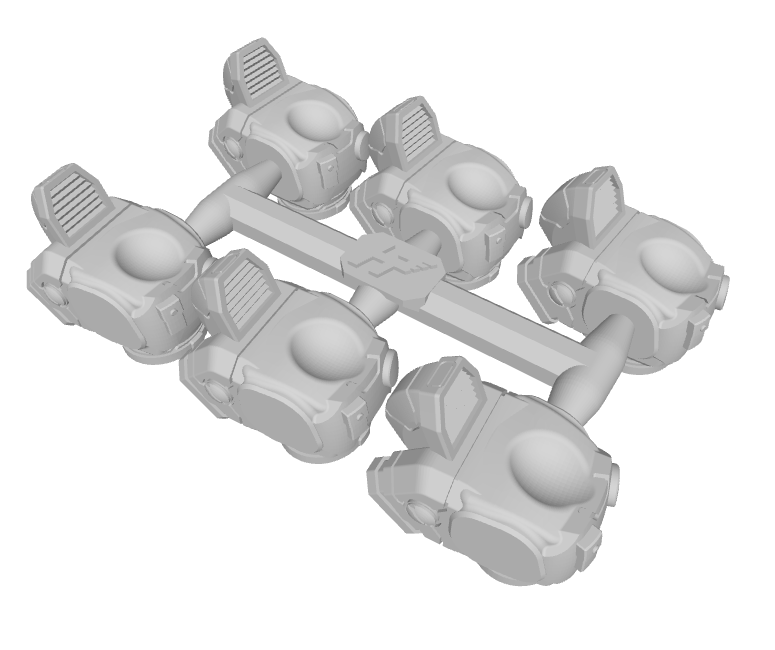 Blank : TA-2 Tau Infantry Torsos