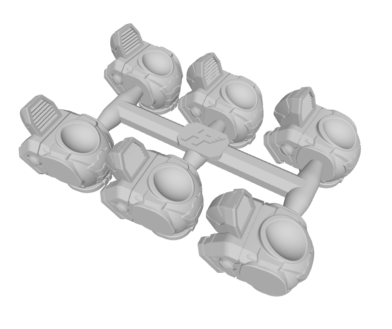 Blank : TB-2 Tau Infantry Torsos