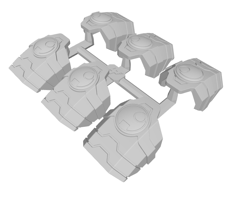 6x Sept'Auta - Specter Mech Pauldrons