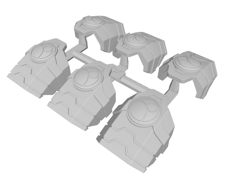 6x Sept'Bork - Specter Mech Pauldrons