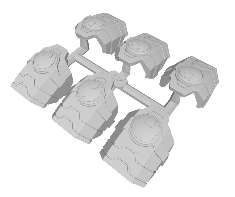 6x Sept'Fals - Specter Mech Pauldrons