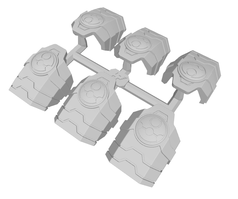 6x Sept'Kels - Specter Mech Pauldrons
