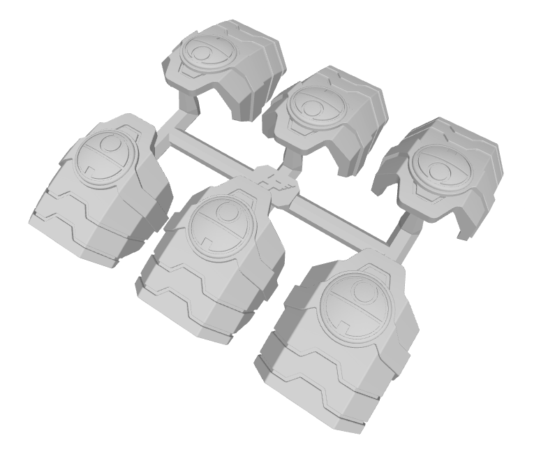 6x Sept'Sace - Specter Mech Pauldrons