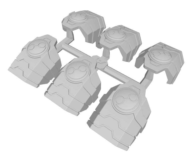 6x Sept'Vior - Specter Mech Pauldrons