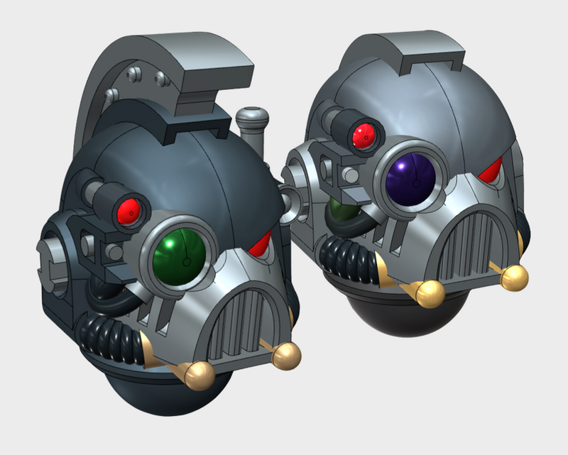 10x Iron Crest - G:11 Boxer Optic Helmets : Squad 1