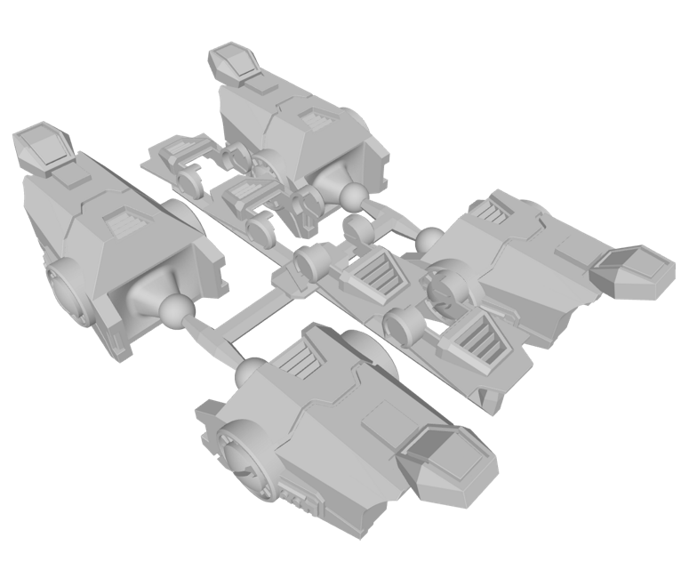 2x Standard Mech : HP-2 Leg Extensions