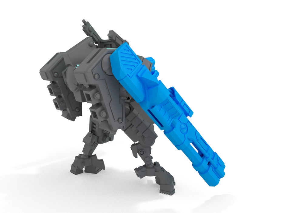 4x Standard Mech : Arm-Mount Energy Revolvers - Long Barrel (L&R)