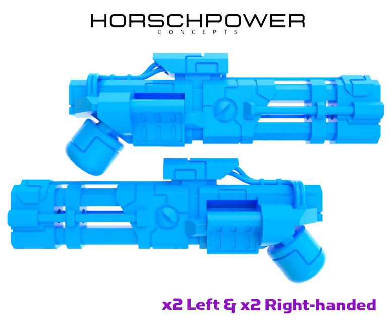 4x Standard Mech : Arm-Mount Energy Revolvers (L&R)