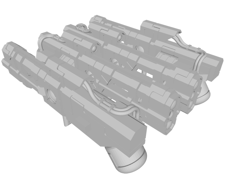 4x Standard Mech : Arm-Mount Energy Revolvers (L&R)