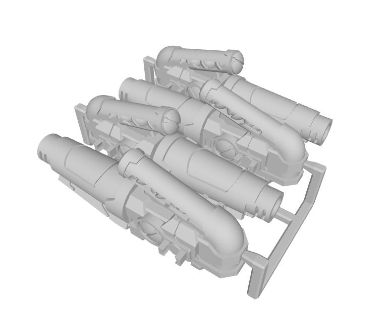 4x Standard Mech : Airbursters (Magnet-Ready)