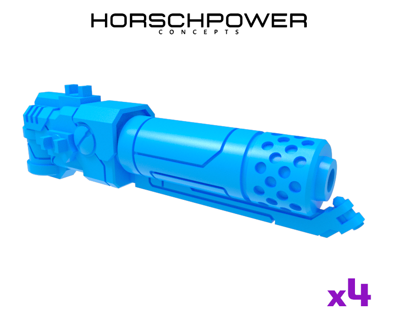 4x Standard Mech : Flame Thrower (Magnet-Ready)