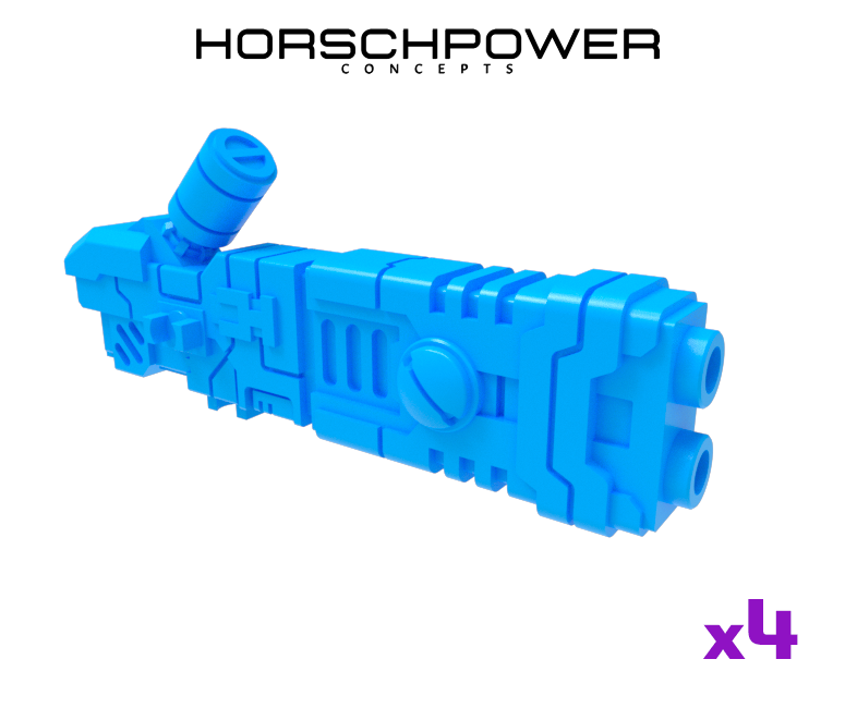 4x Standard Mech : Fusion Guns (Magnet-Ready)