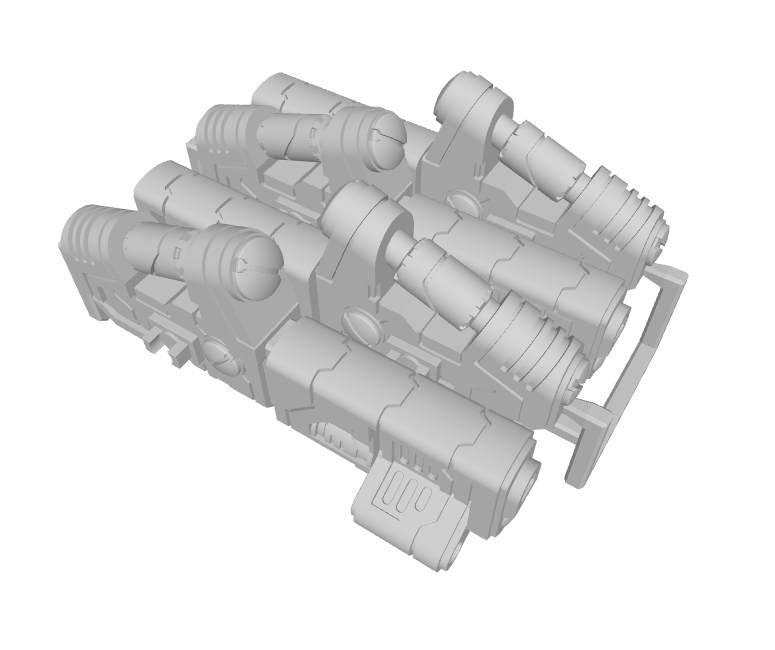 4x Standard Mech : Ion Revolvers (Magnet-Ready)