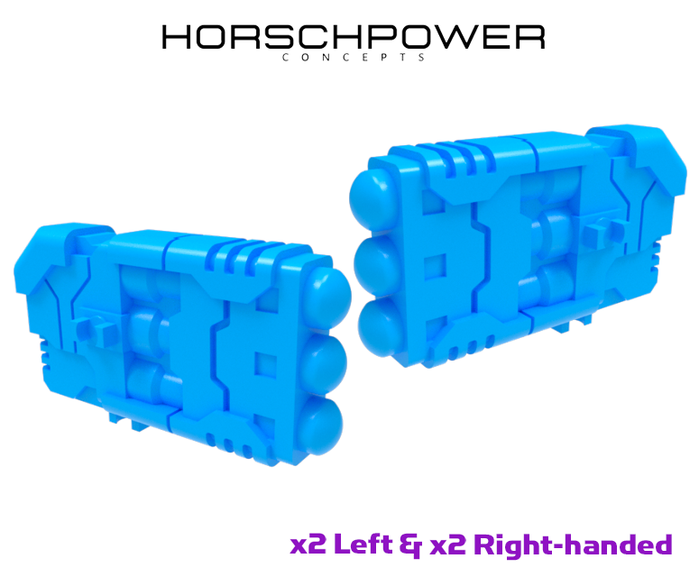 4x Standard Mech : Rocket Pods (Magnet-Ready)