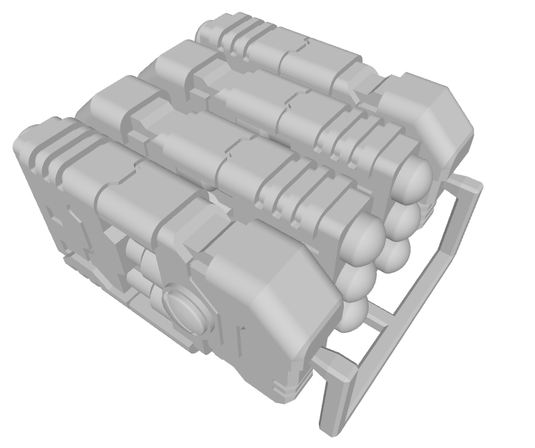 4x Standard Mech : Rocket Pods (Magnet-Ready)