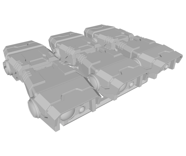 6x Sty'01 - Standard Mech Heads