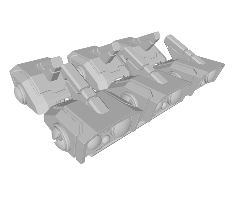 6x Sty'03 - Standard Mech Heads