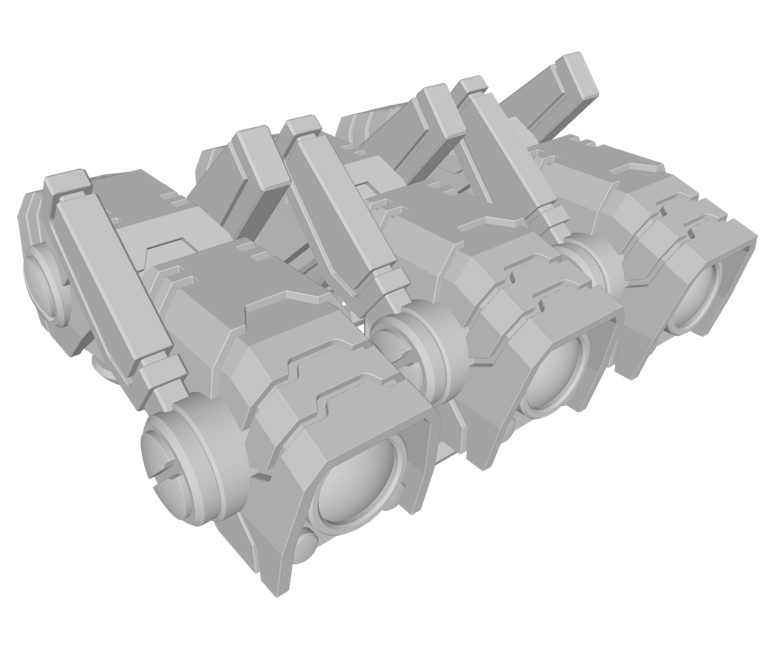 6x Sty'04 - Standard Mech Heads