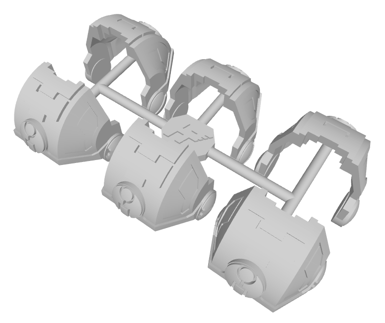 6x Sept'Mugu - Standard Mech Pauldrons