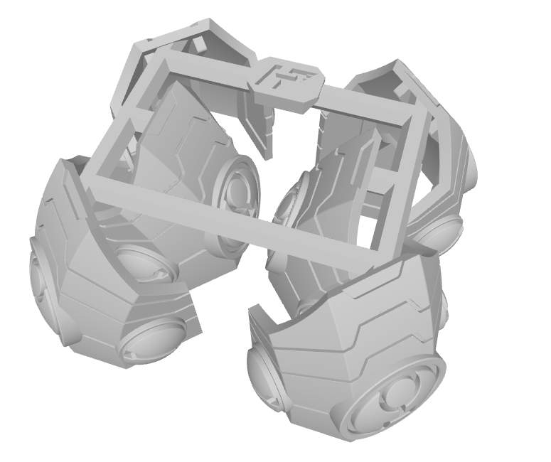6x Sept'Mugu - Tsunami Mech Pauldrons