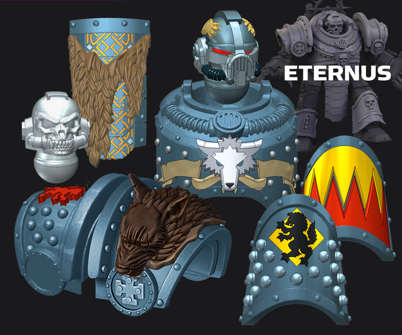 Wolf Rampant - Eternus Armor Conv. Kit: 1