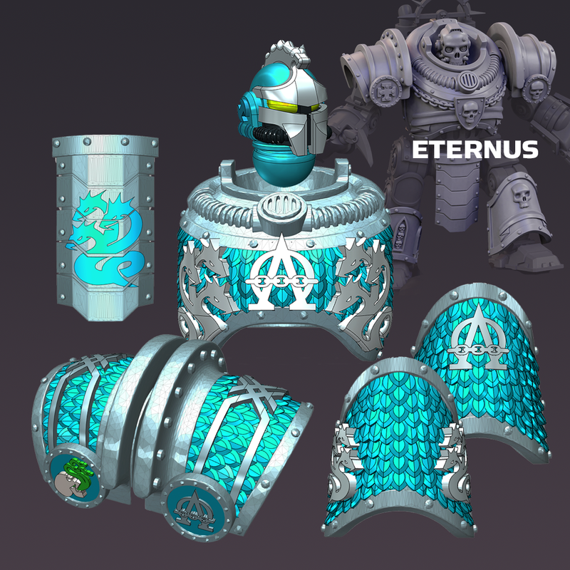 Hydra Legion - Eternus Armor Conv. Kit: 2