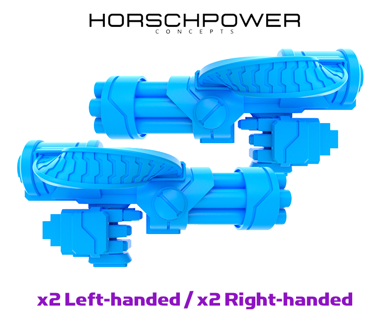 4x Standard Mech : Gunslinger - Gatling Pistols