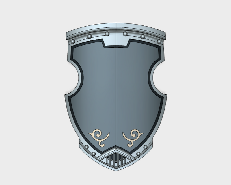 Blank - Liberato Combat Shields (L&R)