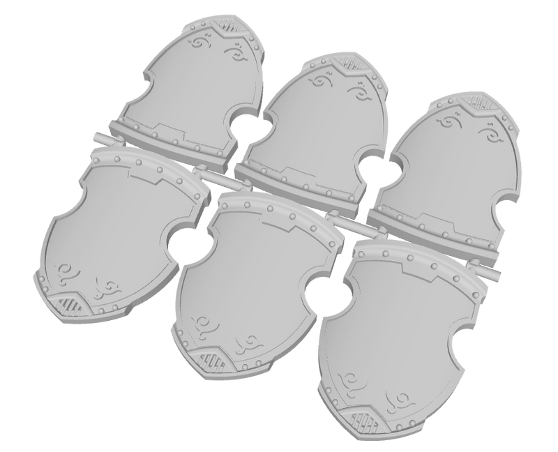 Blank - Liberato Combat Shields (L&R)