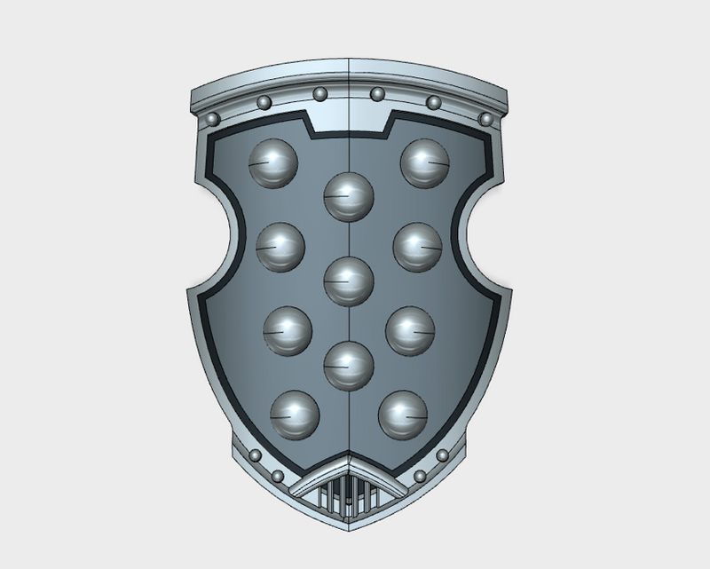 Studded - Liberato Combat Shields (L&R)