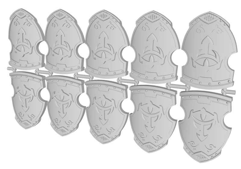 Warmasters Eye - Liberato Combat Shields (L&R)