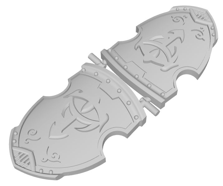 Warmasters Eye - Liberato Combat Shields (L&R)