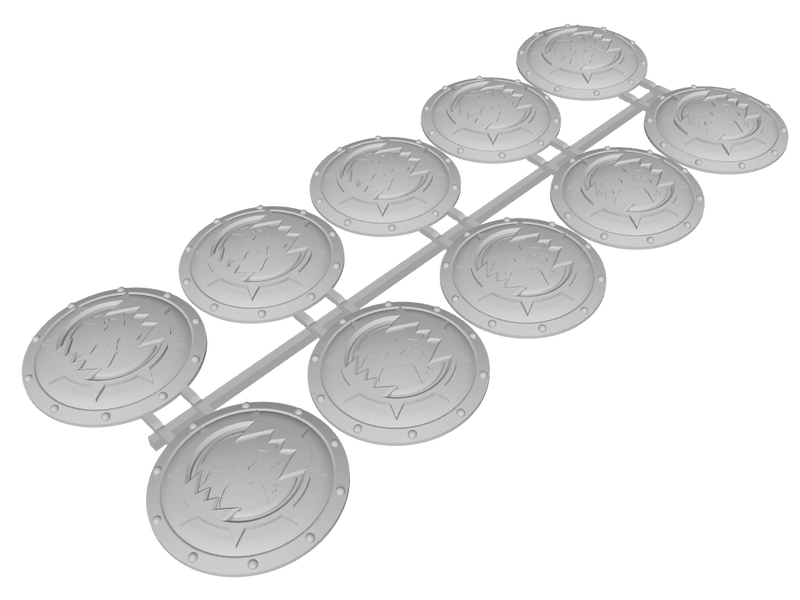 World Wreckers - Round Power Shields (L&R)