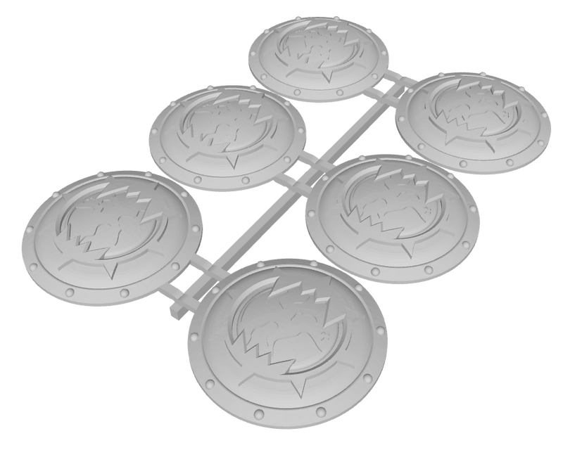 World Wreckers - Round Power Shields (L&R)