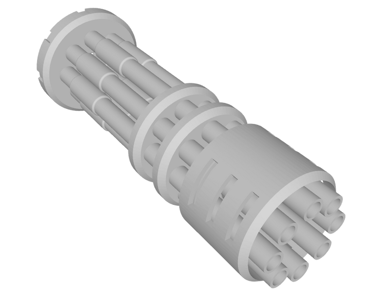 Tsunami Mech : V2-Short Barrel Gatling Cannon