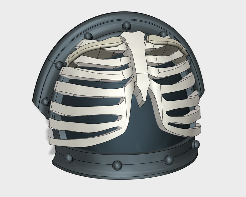 10x Rib Cage - 10th Ed. Chaos Terminator Pads